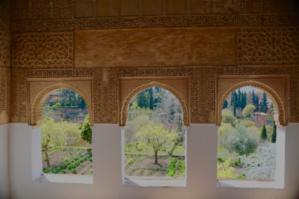 Alhambra Garden view.